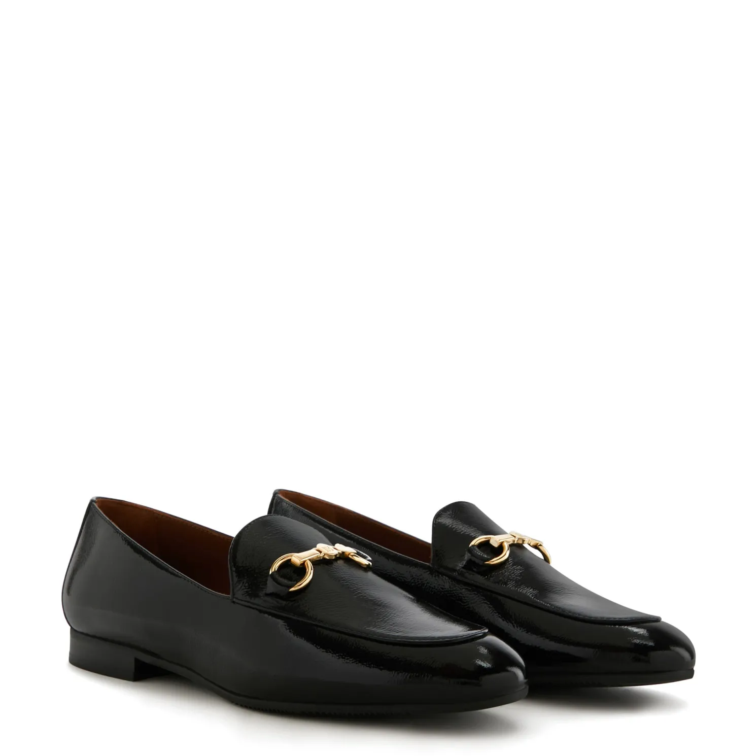 Vendôme Fleur zwarte lakleren loafers van kalfsleer