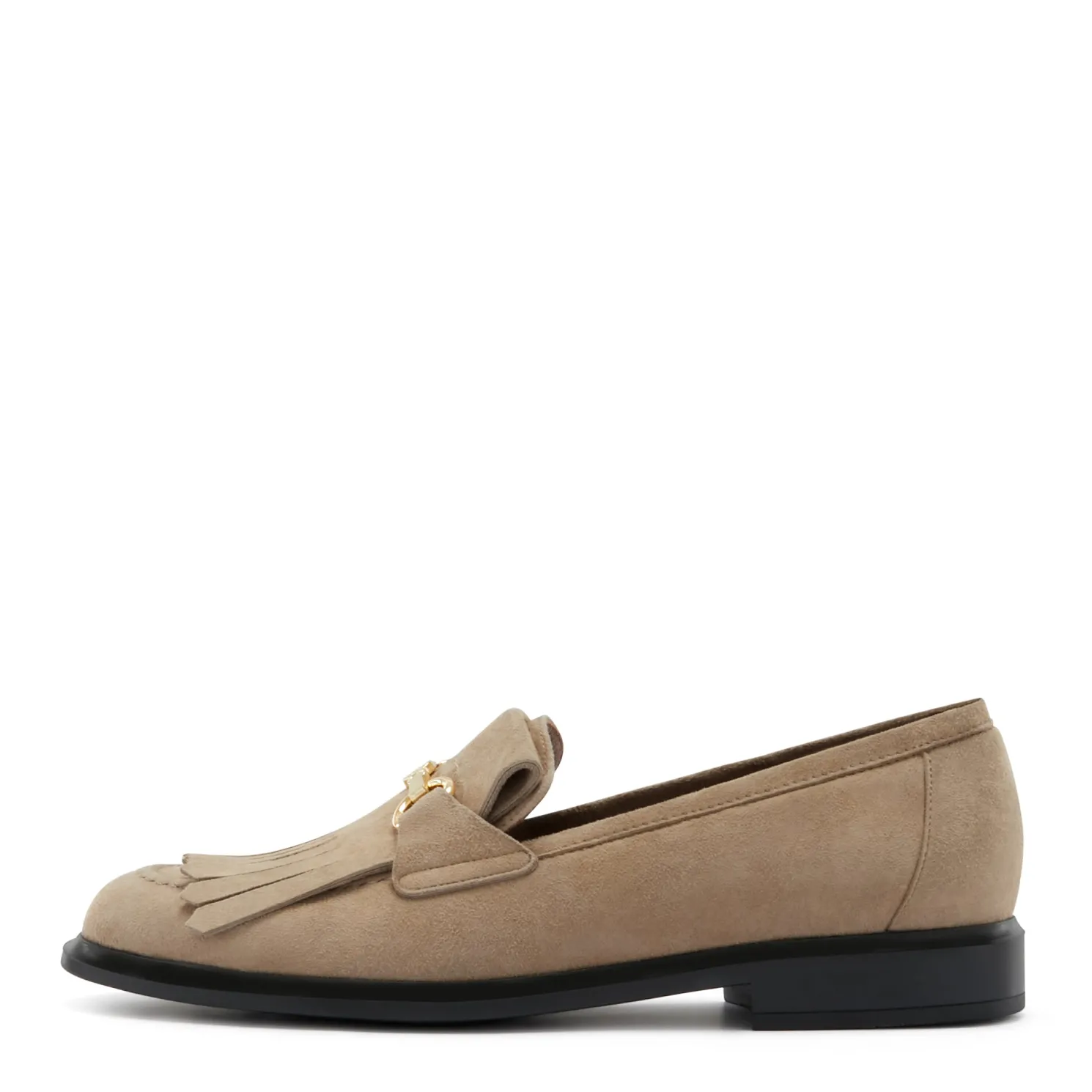 Vendôme Lave taupe suède loafers