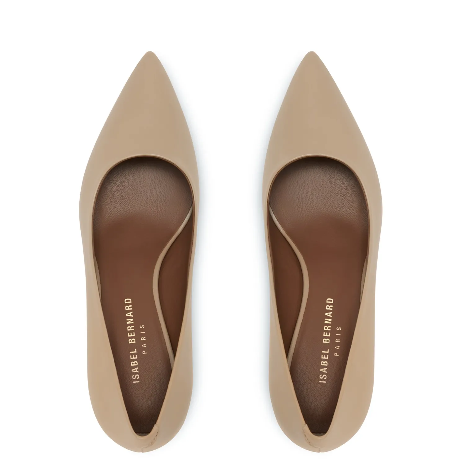 Vendôme Loraine beige leren pumps van kalfsleer