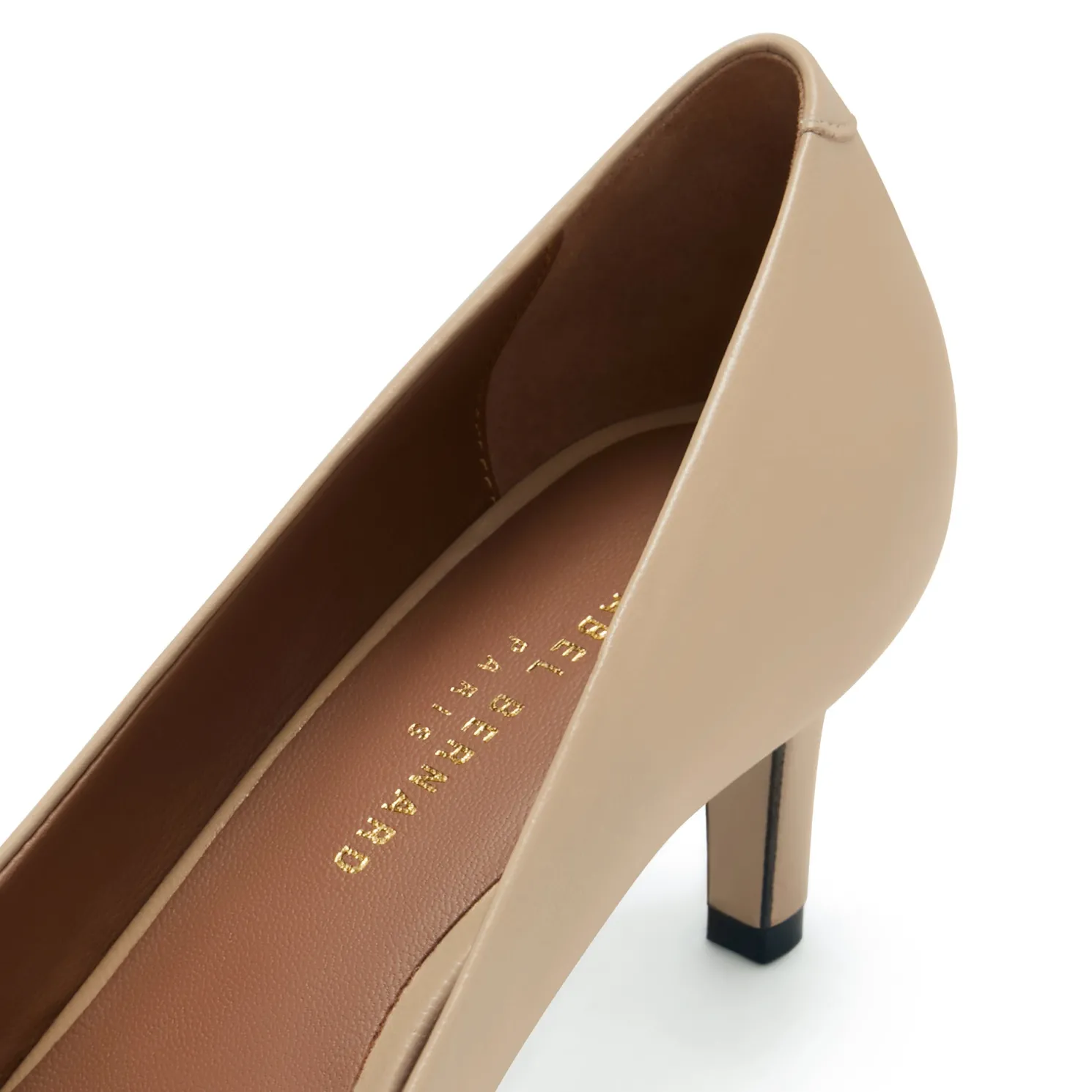 Vendôme Loraine beige leren pumps van kalfsleer