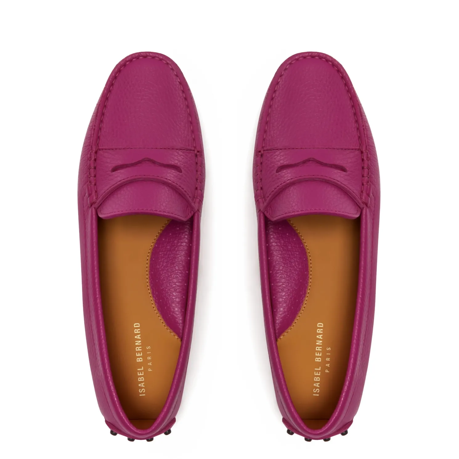 Vendôme Marie fuchsia leren mocassins van kalfsleer